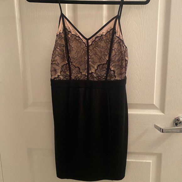 Lace Black Cocktail Dress - Picture 1 of 2